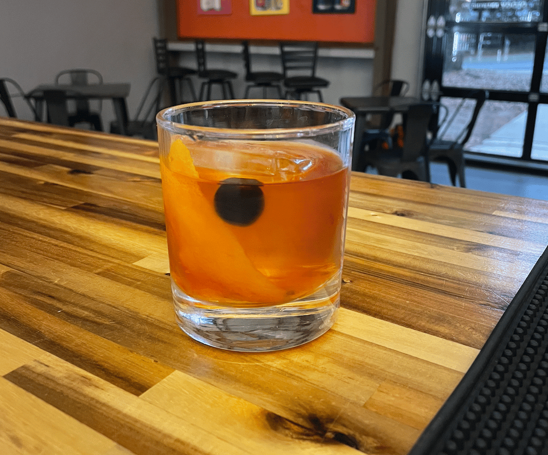 And Old Fashioned made with canadian wicket