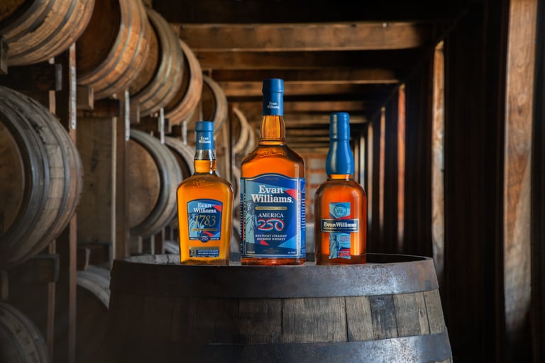 Evan Williams Launches America250 Bourbon Collection Ahead of U.S. 250-Year Celebration