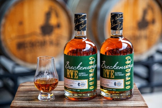 bottles of breckenridge rye