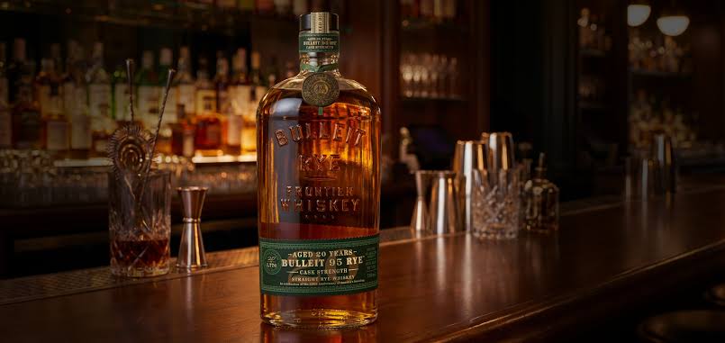 A bottle of Bulleit rye